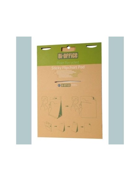 BLOC CONGRESO BI-OFFICE 500X585MM LISO ADH. 80GR.