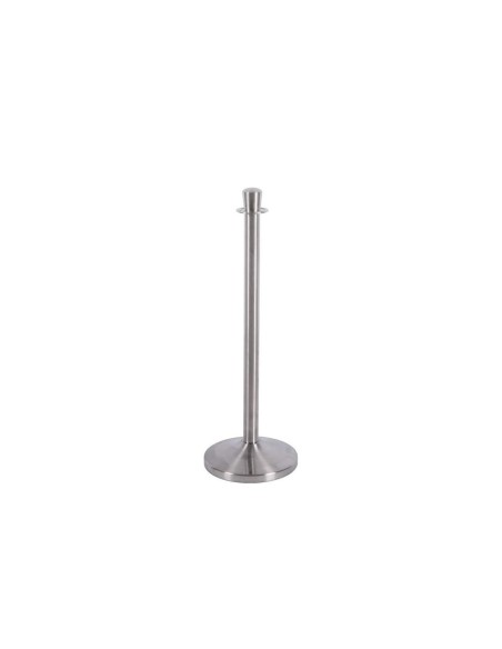 POSTE SEPARADOR CROMADO SATINADO ALTURA 940 MM BASE 320 MM