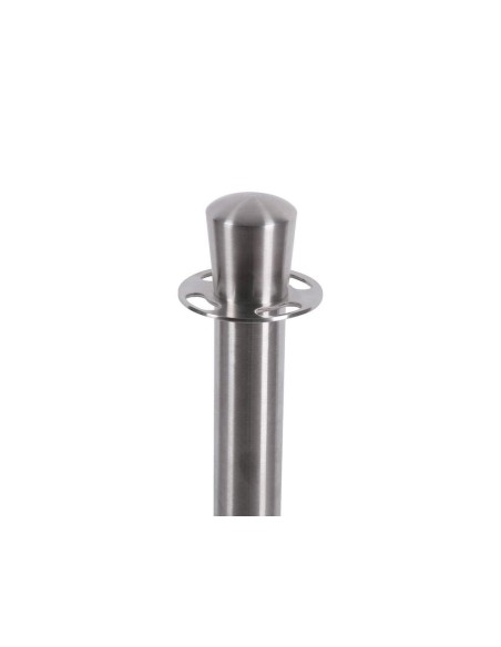 POSTE SEPARADOR CROMADO SATINADO ALTURA 940 MM BASE 320 MM