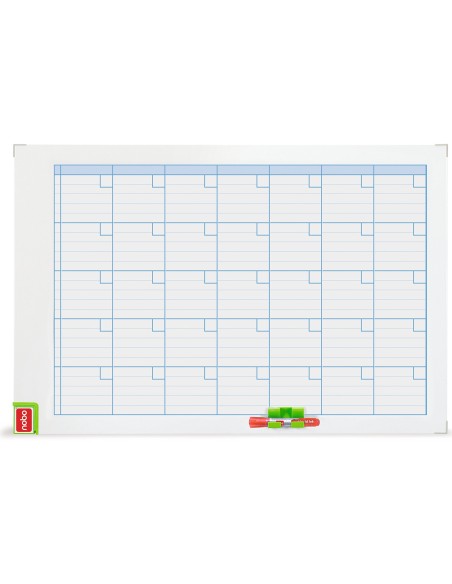 PLANNING MAGNETICO NOBO MENSUAL ROTULABLE MARCO MET.90X60 CM 3048101