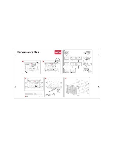 PLANNING MAGNETICO NOBO MENSUAL ROTULABLE MARCO MET.90X60 CM 3048101