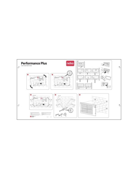 PLANNING MAGNETICO NOBO MENSUAL ROTULABLE MARCO MET.90X60 CM 3048101