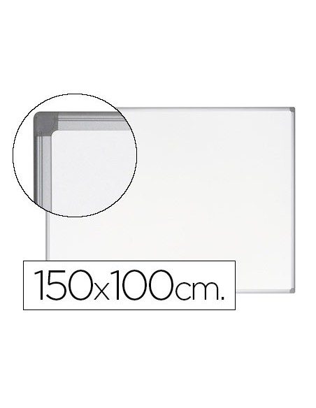PIZARRA BL.VITRIFICADO MARCO ALUM.100 X 150 CM C/BANDEJA CR0920790