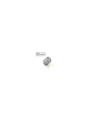 IMANES EXTRAFUERTES BI-OFFICE 10MM PLATEADOS BLISTER 2 IMANES