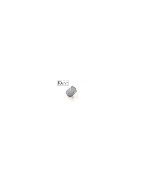 IMANES EXTRAFUERTES BI-OFFICE 10MM PLATEADOS BLISTER 2 IMANES