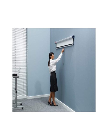 PANTALLA NOBO MURAL PARA PROYECCION BLANCO MATE 1750X1325 MM