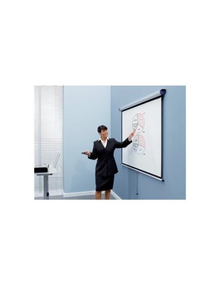 PANTALLA NOBO MURAL PARA PROYECCION BLANCO MATE 2000X1513 MM