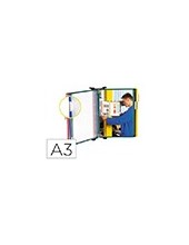 CLASIFICADOR PARED METAL CON 10 FUNDAS TAMAÐO A3 COLORES SURTIDOS 2