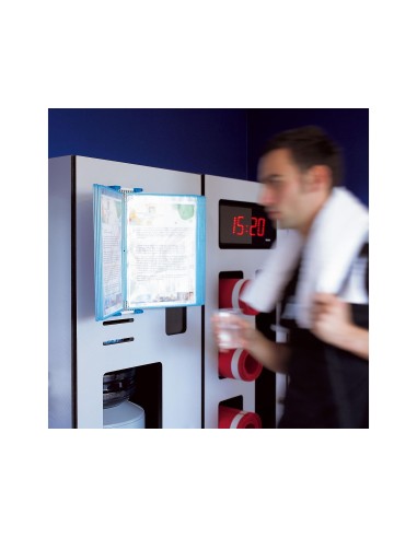 PORTACATALOGO PARED POLIPROPILENO TARIFOLD 10 FUNDAS DIN A4 COL.AZ.