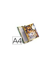 PORTACATALOGO SOBREMESA PVC TARIFOLD 10 FUNDAS DIN-A4 COL.ES SURTIDOS 2