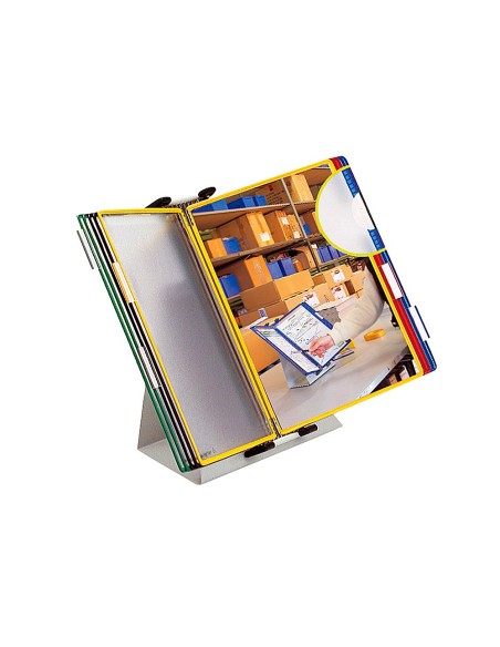 PORTACATALOGO SOBREMESA PVC TARIFOLD 10 FUNDAS DIN-A4 COL.ES SURTIDOS