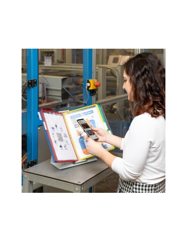 PORTACATALOGO SOBREMESA PVC TARIFOLD 10 FUNDAS DIN-A4 COL.ES SURTIDOS