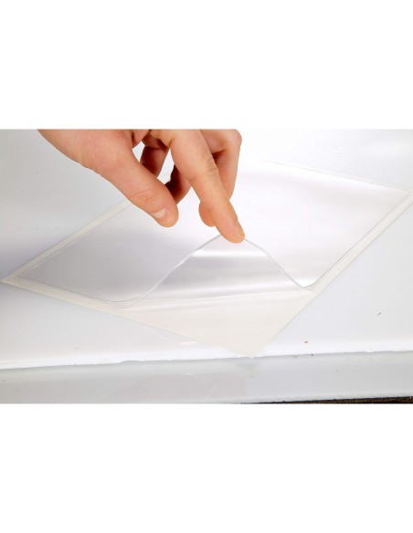 FUNDA  ADH.PERMANENTE RIGIDA ANTI REFLEJO A4 PACK 5 U.