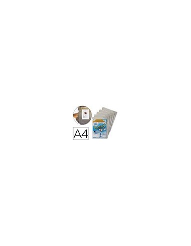 FUNDA TARIFOLD MAGNETICA RIGIDA ANTI REFLEJO A4 PACK 5 U.