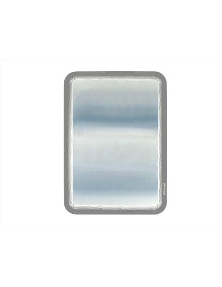 MARCO PORTA ANUNCIOS  MAGNETO A4 ADHESIVO REMOV.COL.GRIS PACK 2 U.