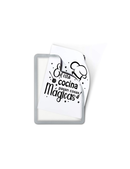 MARCO PORTA ANUNCIOS  MAGNETO A4 ADHESIVO REMOV.COL.GRIS PACK 2 U.