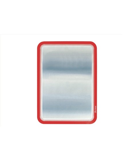 MARCO PORTA ANUNCIOS  MAGNETO A4 ADHESIVO REMOV.COL.ROJO PACK 2 U.
