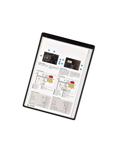FUNDA COLGAR TARIFOLD PVC DIN A4 ANILLA METALICA NG.PACK 5 UNIDADES