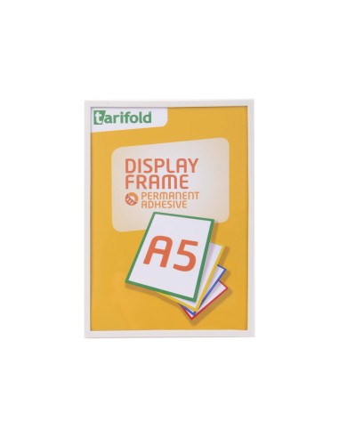 FUNDA PARA COLGAR TARIFOLD DIN A4 ADHESIVA BLANCO 194882