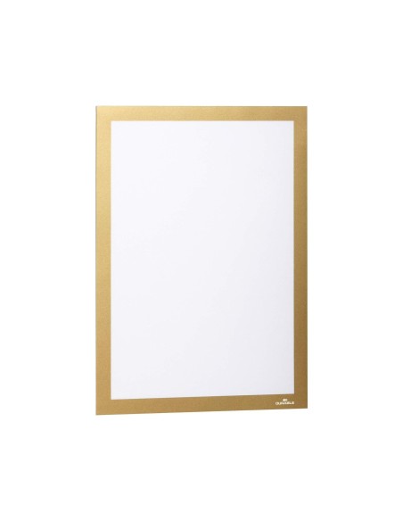 MARCO MAGNETICO A4 DORSO ADH. REMOVIBLE ORO PACK 2 UDS.4872-30