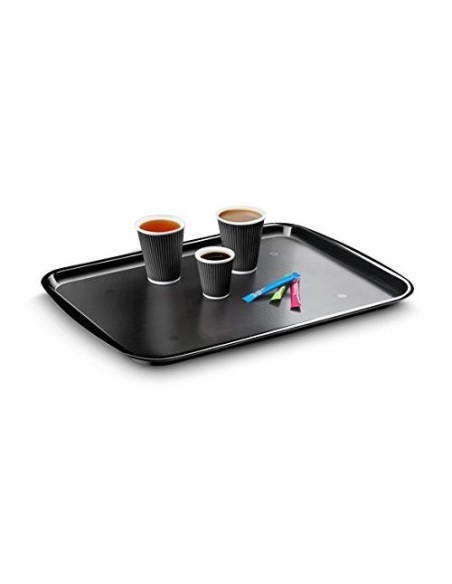 BANDEJA CEP DISEÑO CLASICO POLICARBONATO COLOR NEGRO 532X372X20 MM