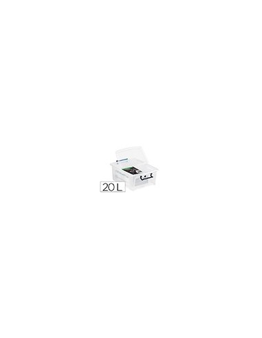 CONTENEDOR PLASTICO CEP 20 L 190X460X170 MM TPTE.TAPA HERMETICA