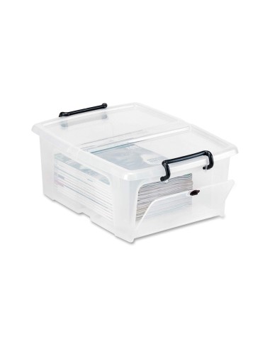 CONTENEDOR PLASTICO CEP 20 L 190X460X170 MM TPTE.TAPA HERMETICA
