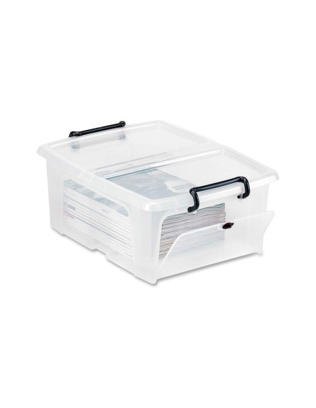 CONTENEDOR PLASTICO CEP 20 L 190X460X170 MM TPTE.TAPA HERMETICA