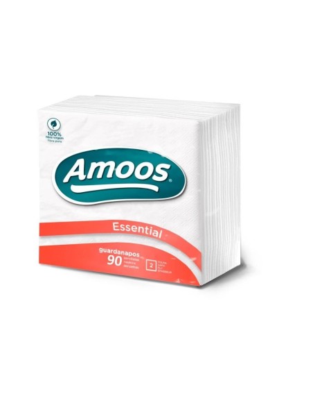 SERVILLETA CELULOSA AMOOS 33X33 CM 2 CAPAS PAQUETE 100 UDS.T622004