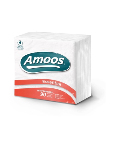 SERVILLETA CELULOSA AMOOS 33X33 CM 2 CAPAS PAQUETE 100 UDS.T622004