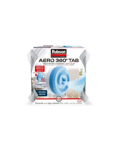 DESHUMIFICADOR RUBSON AERO 360 RECAMBIO PASTILLA