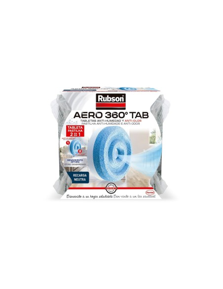 DESHUMIFICADOR RUBSON AERO 360 RECAMBIO PASTILLA