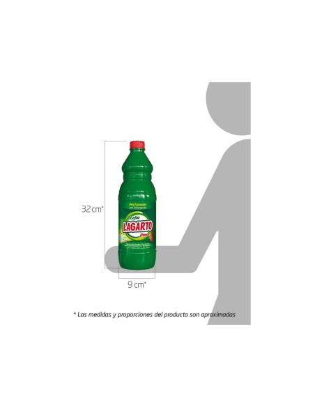 LEJIA CON DETERGENTE LAGARTO PINO BOTELLA DE 1,5 L