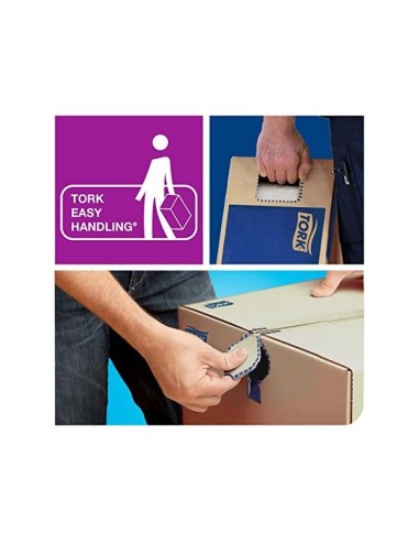 TOALLA PAPEL ENGARZADA 2 CAPAS 13X11,5 CM 250UD.PARA DISPENSADOR H3