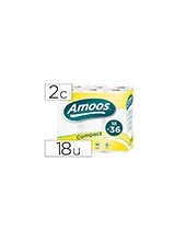 PAPEL HIGIENICO AMOOS DOBLE 2 CAPAS 120MM.X90MM.ALTO 18 ROLL.H623010 2