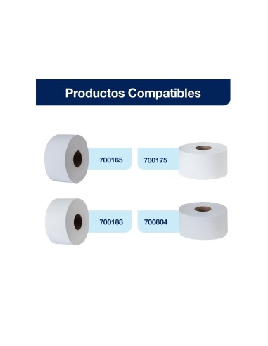 DISPENSADOR HIGIENICO TORK ELEVATION T2 DE PAPEL 34,5X27,5X13,2 CM