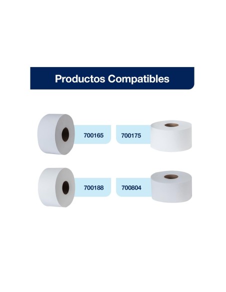DISPENSADOR HIGIENICO TORK ELEVATION T2 DE PAPEL 34,5X27,5X13,2 CM