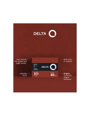 CAFE DELTA QALIDUS CAPSULAS MONODOSIS INTENSIDAD 10 20000820