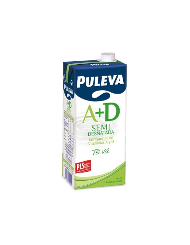 LECHE PULEVA SEMIDESNATADA BRIK DE 1 LITRO