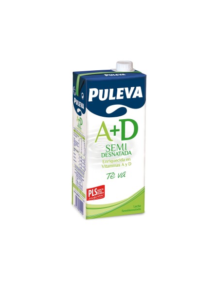 LECHE PULEVA SEMIDESNATADA BRIK DE 1 LITRO