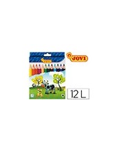 LAPICES COLORES JOVI MAXI TRIANGULARES ESTUCHE 12 SURT. 730/12 2