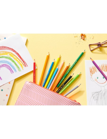 LAPICES DE COLORES FABER CASTELL CAJA METALICA DE 36 COLORES SURTIDOS