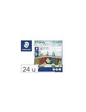 LAPICES COLORES STAEDTLER WOPEX ECO 24 COLORES EN CAJA CARTON 185 C24 2