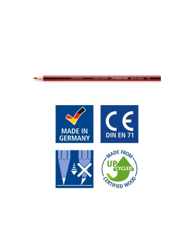 LAPICES COLORES STAEDTLER WOPEX ECO 24 COLORES EN CAJA CARTON 185 C24