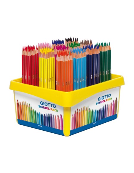 LAPICES COLORES GIOTTO STILNOVO SCHOOL 192 UDS.12 X16 SURT.523400