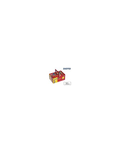 LAPICES COLORES GIOTTO BEBE SUPER SCHOOLPACK 36UD.+3 SACAPUNTAS