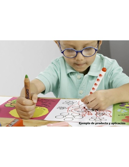 LAPICES COLORES GIOTTO BEBE SUPER SCHOOLPACK 36UD.+3 SACAPUNTAS