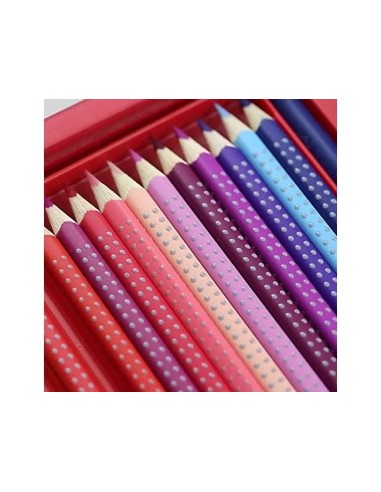 LAPICES COL.FABER CASTELL ACUARELABLE GRIP TRIANGULA MET 24 COL.SURT.
