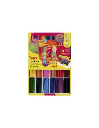LAPICES CERA JOVI PLASTICOLOR CAJA 300UD.25 COLORES SURTIDOS