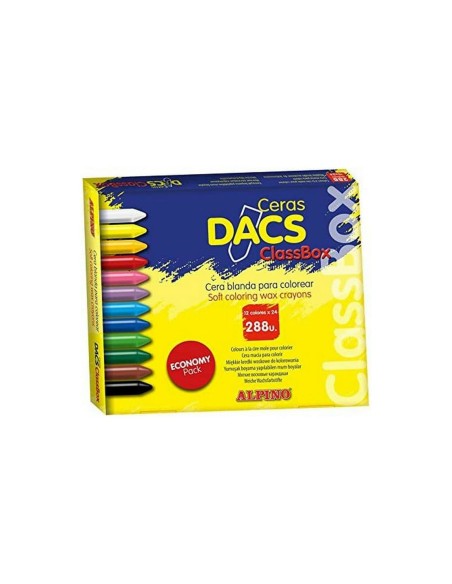 LAPICES CERA DACS CLASSBOX CAJA 288 UNIDADES 12 COL.ES SURTIDOS